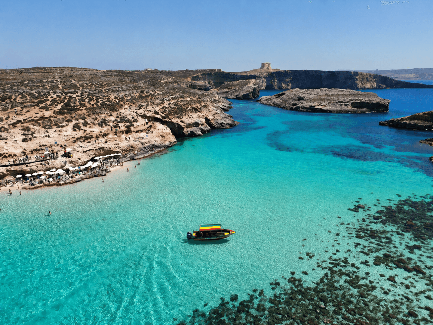 Skip the Crowds! Private Blue Lagoon & Hidden Caves Boat Tour (Up to 8) photo 2